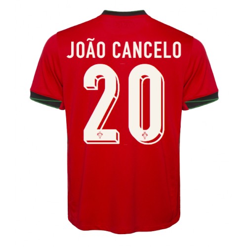 Fotbalové Dres Portugalsko Joao Cancelo #20 Domácí ME 2024 Krátký Rukáv